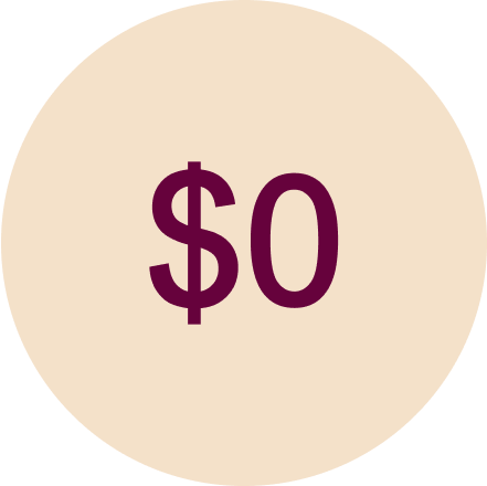 No Membership Fees Icon